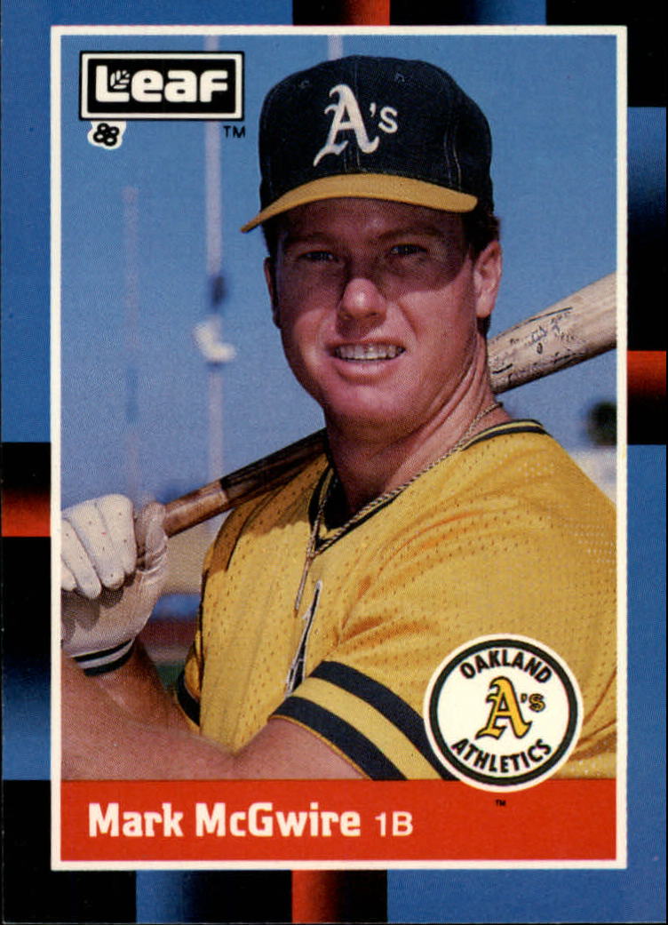 1988 Leaf/Donruss Baseball Cards       194     Mark McGwire
